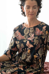 Adele Merian wearing butterfly dress
