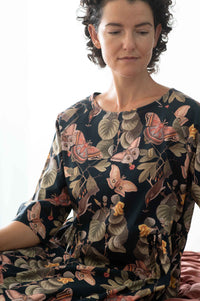 Adele Merian wearing butterfly dress