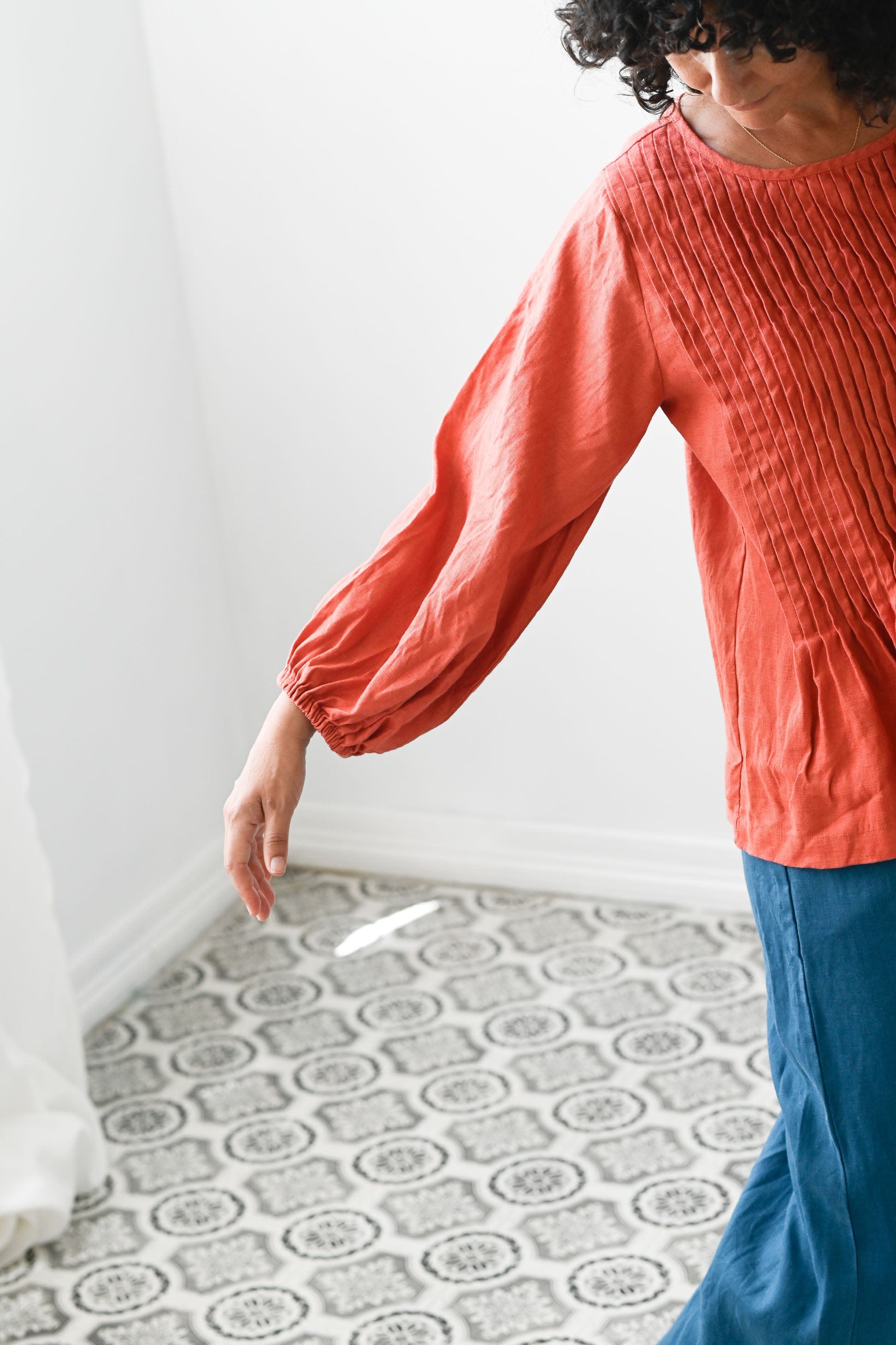 Amelia Top Burnt Orange