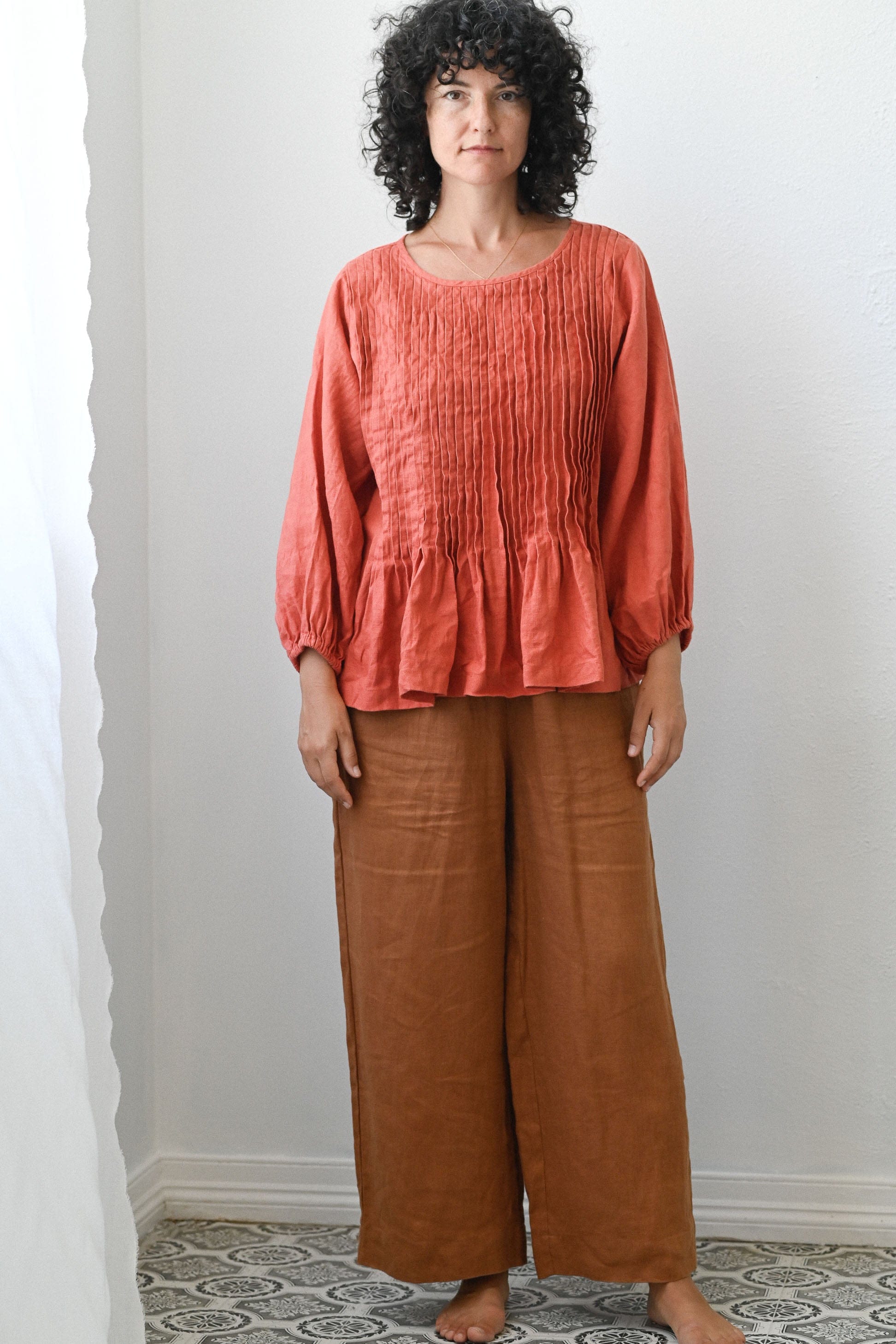 Amelia Top Burnt Orange