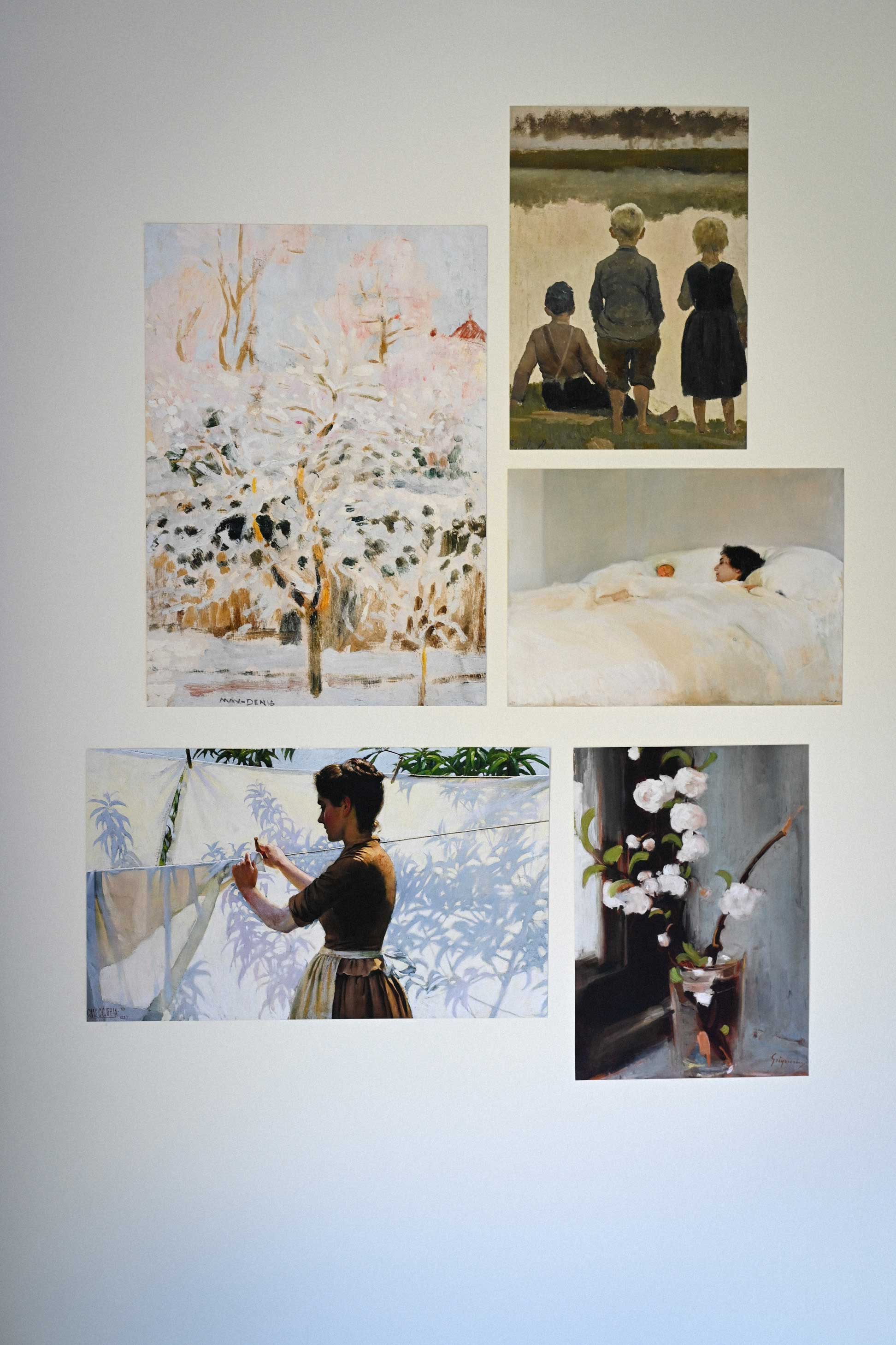 Apple Blossom Art Print Set - Various Paintings