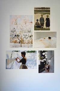 Apple Blossom Art Print Set - Various Paintings