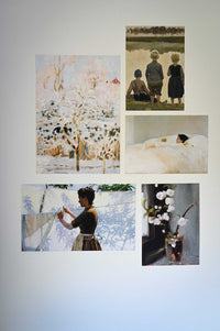 Apple Blossom Art Print Set - Various Paintings