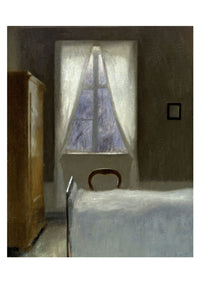 Interior painting of Vilhelm's room, art print 14.5