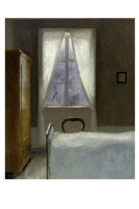 Interior painting of Vilhelm's room, art print 14.5