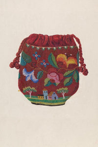 Harriette Gale sachet bag with floral design