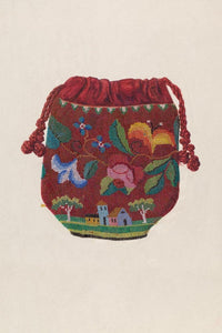 Harriette Gale sachet bag with floral design