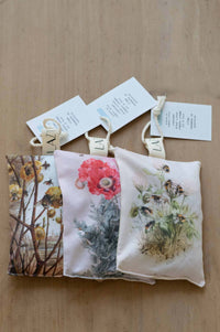 Orange Bee Sachet with floral design, DSC2946