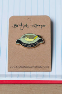 Bird Noticer pin by Bridget Farmer