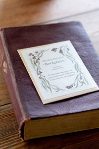 Bookplate on antique book