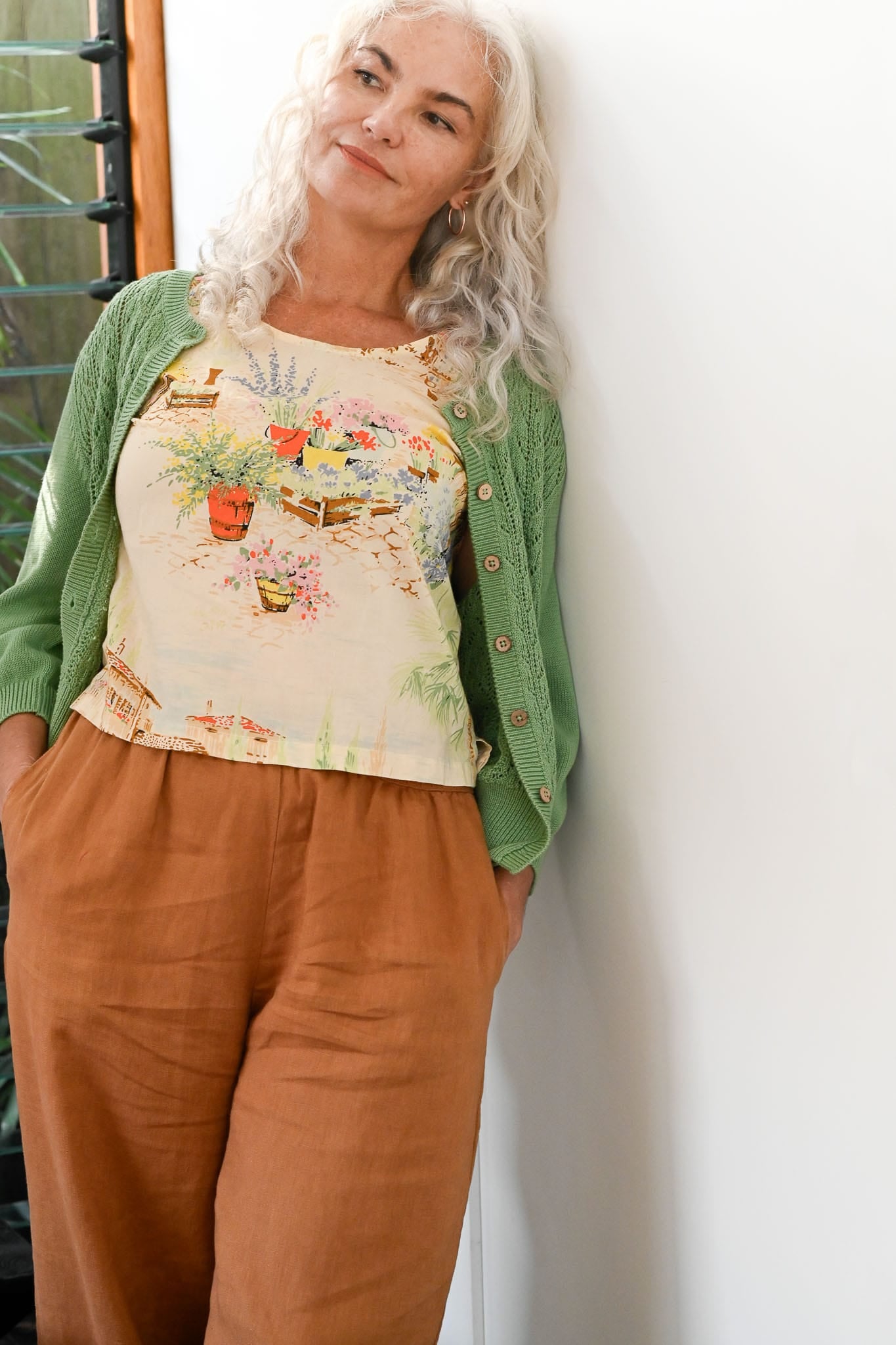 Bridget Cotton Top in Holiday