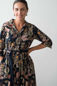 Gianna Merian in floral dress
