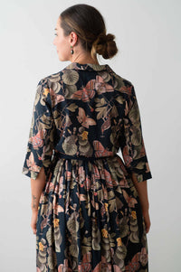 Gianna Merian in floral dress