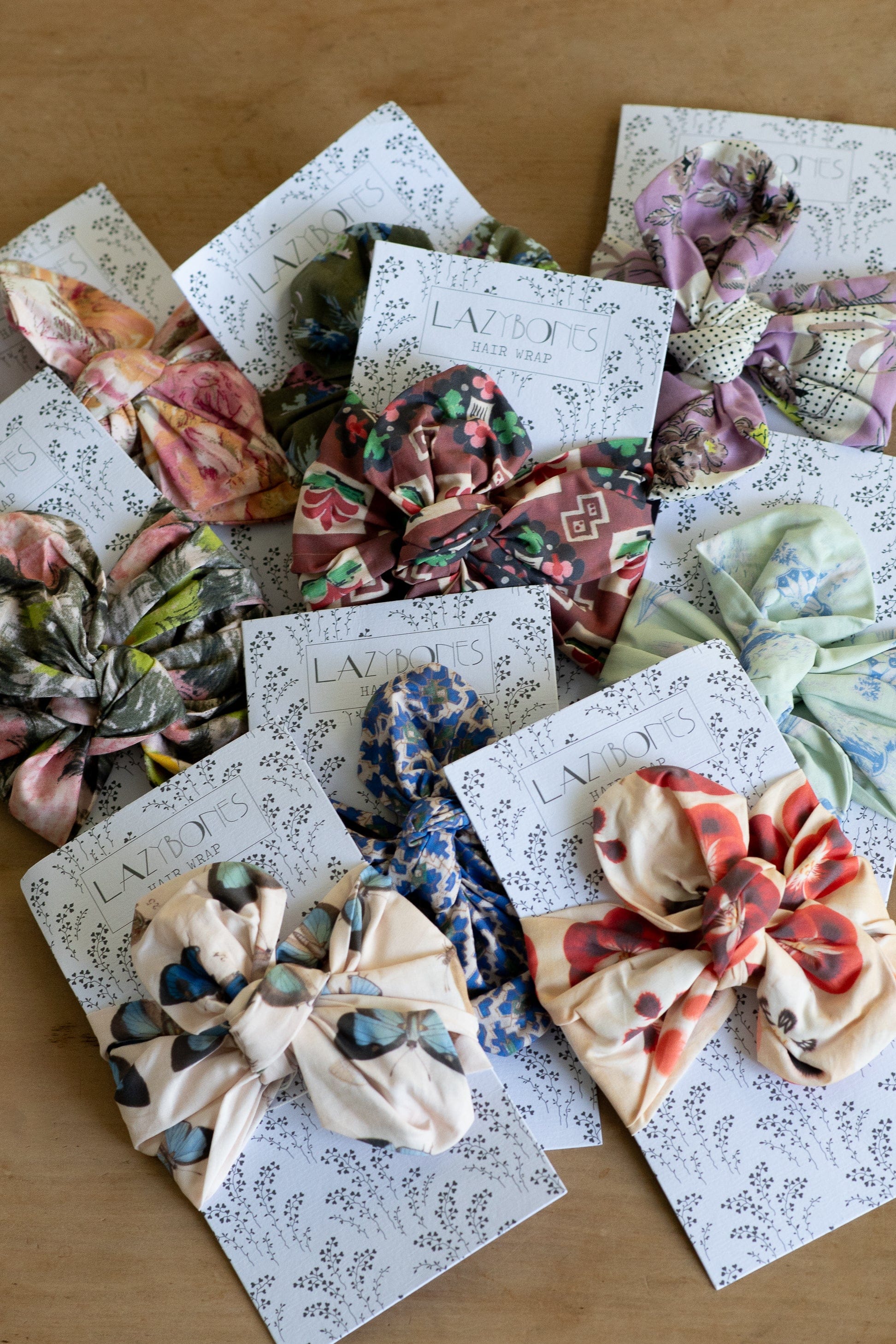 Hair Wrap Wide in Bluebell