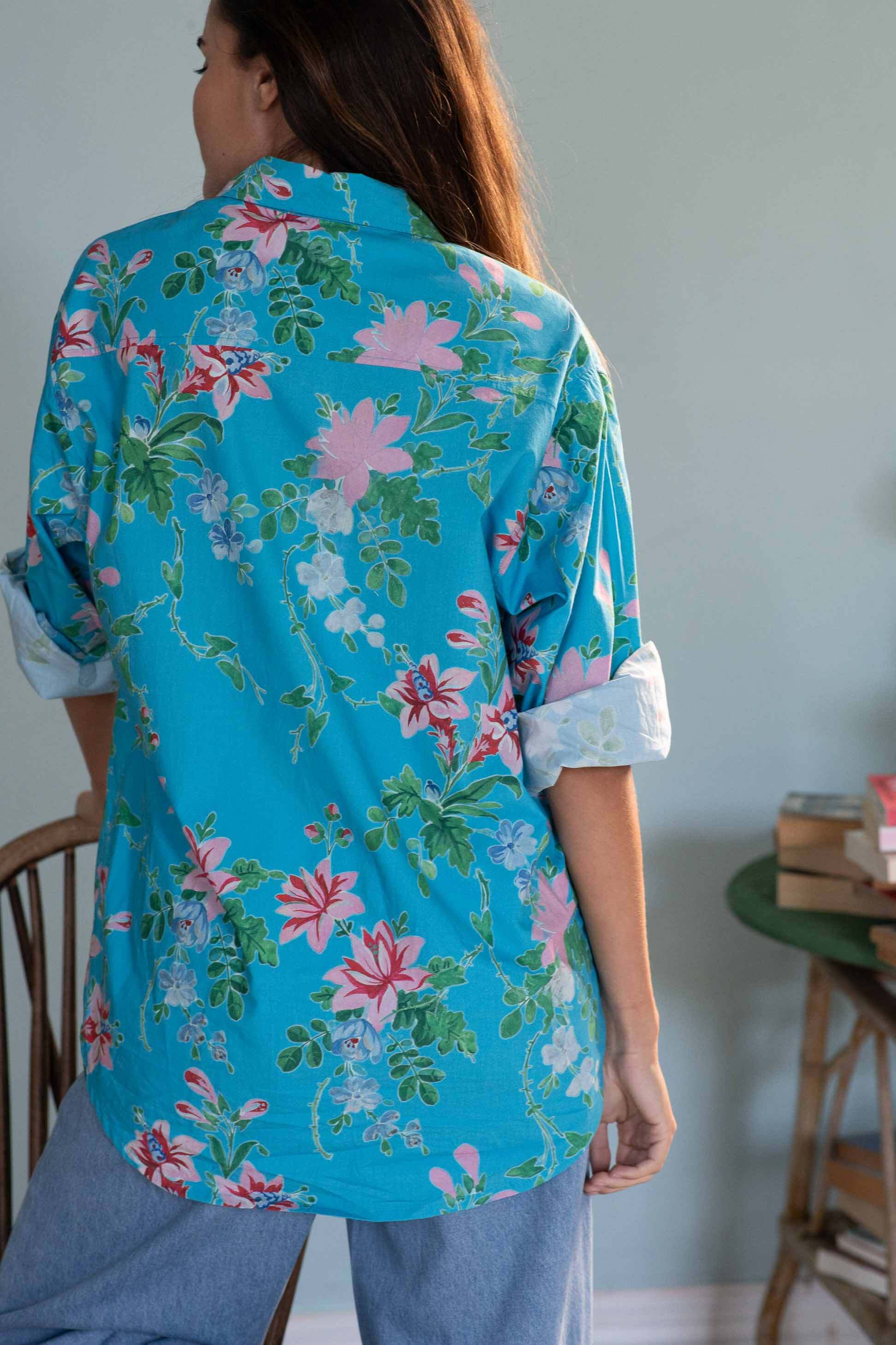 Lauren Bluesette Lucy Jeans shirt with floral print