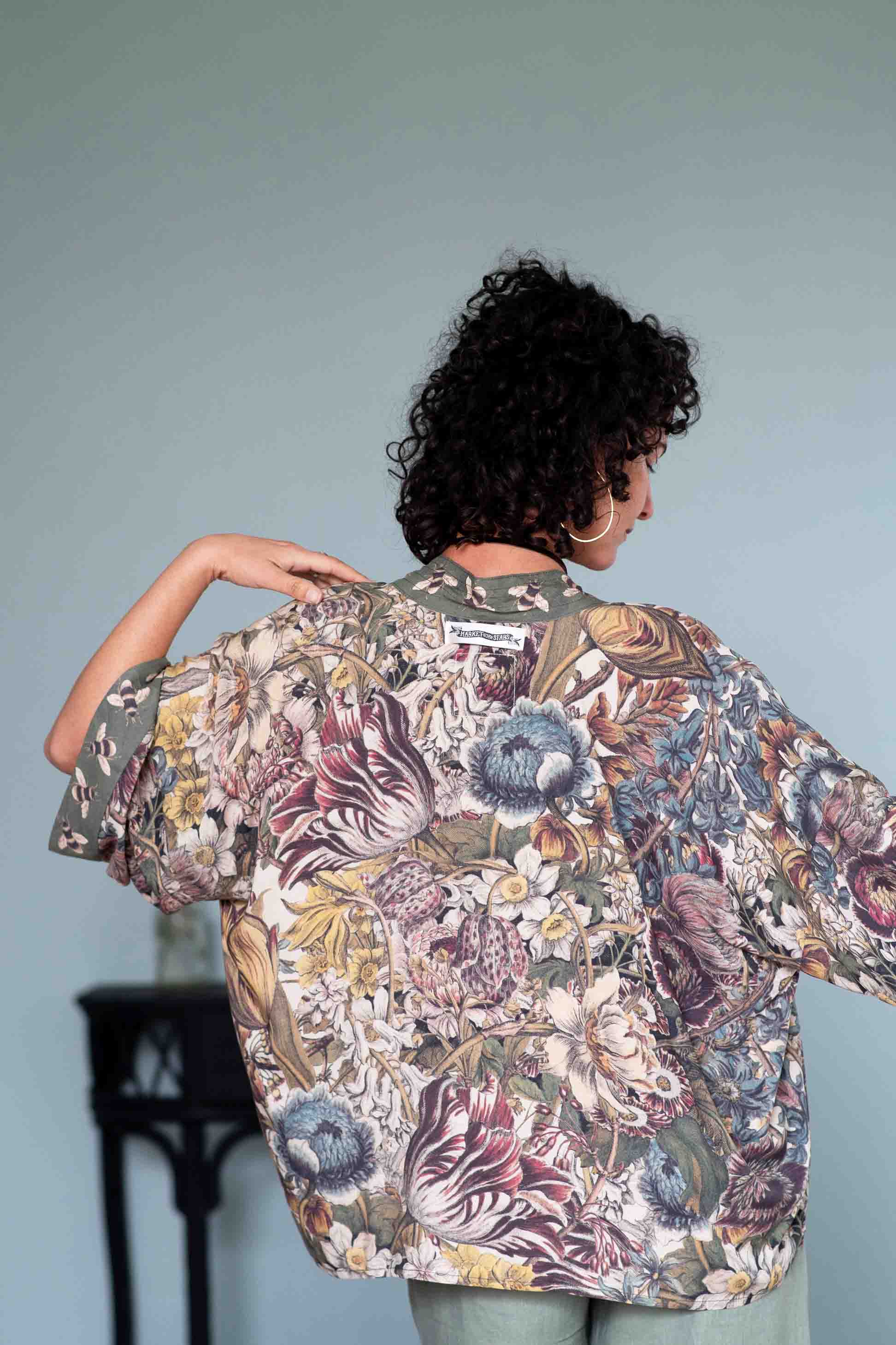 Ollie Green floral kimono from Love Grows Wild
