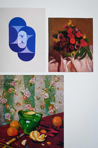 Mixed Flowers Art Print Set