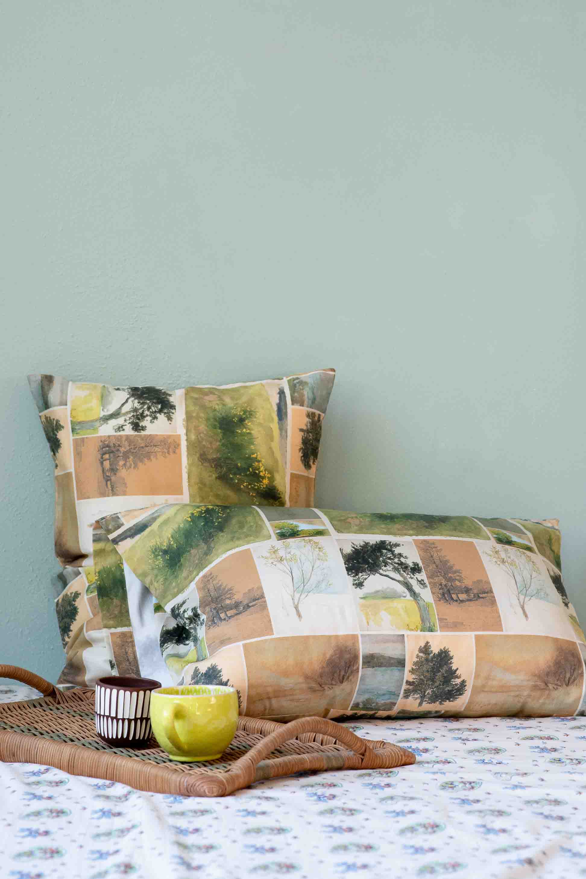 Nature Studies organic cotton pillowcase set