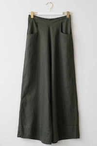 OllieThyme green wide leg pants