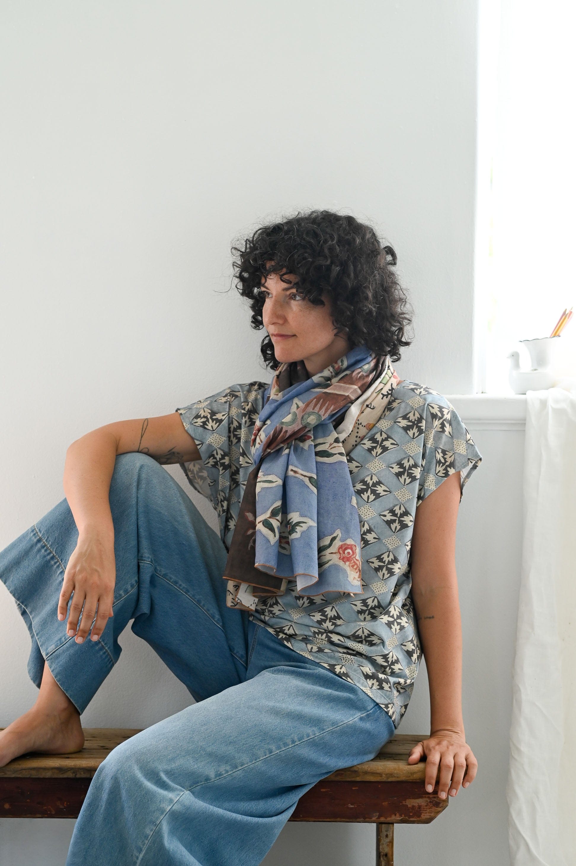 Scarf Painted Pattern