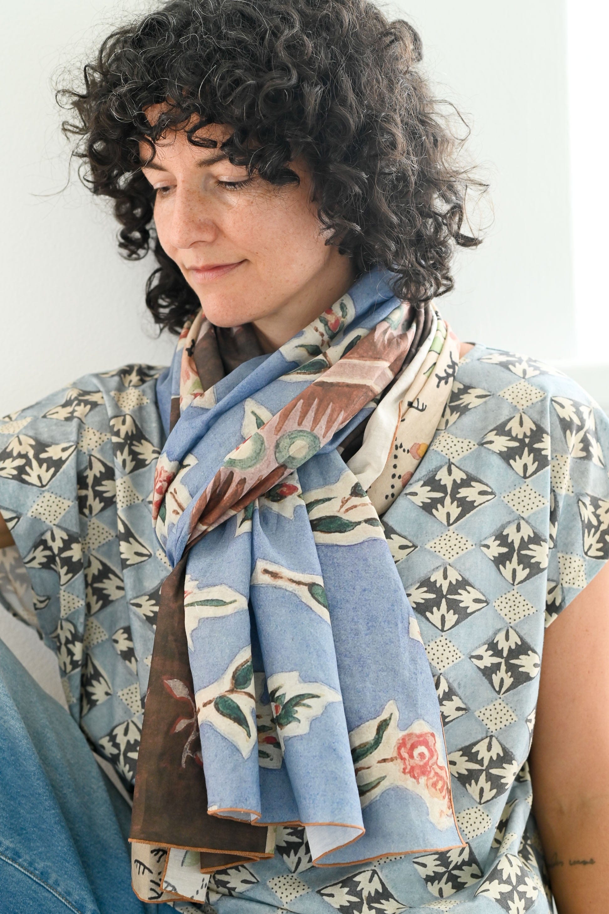 Scarf Painted Pattern