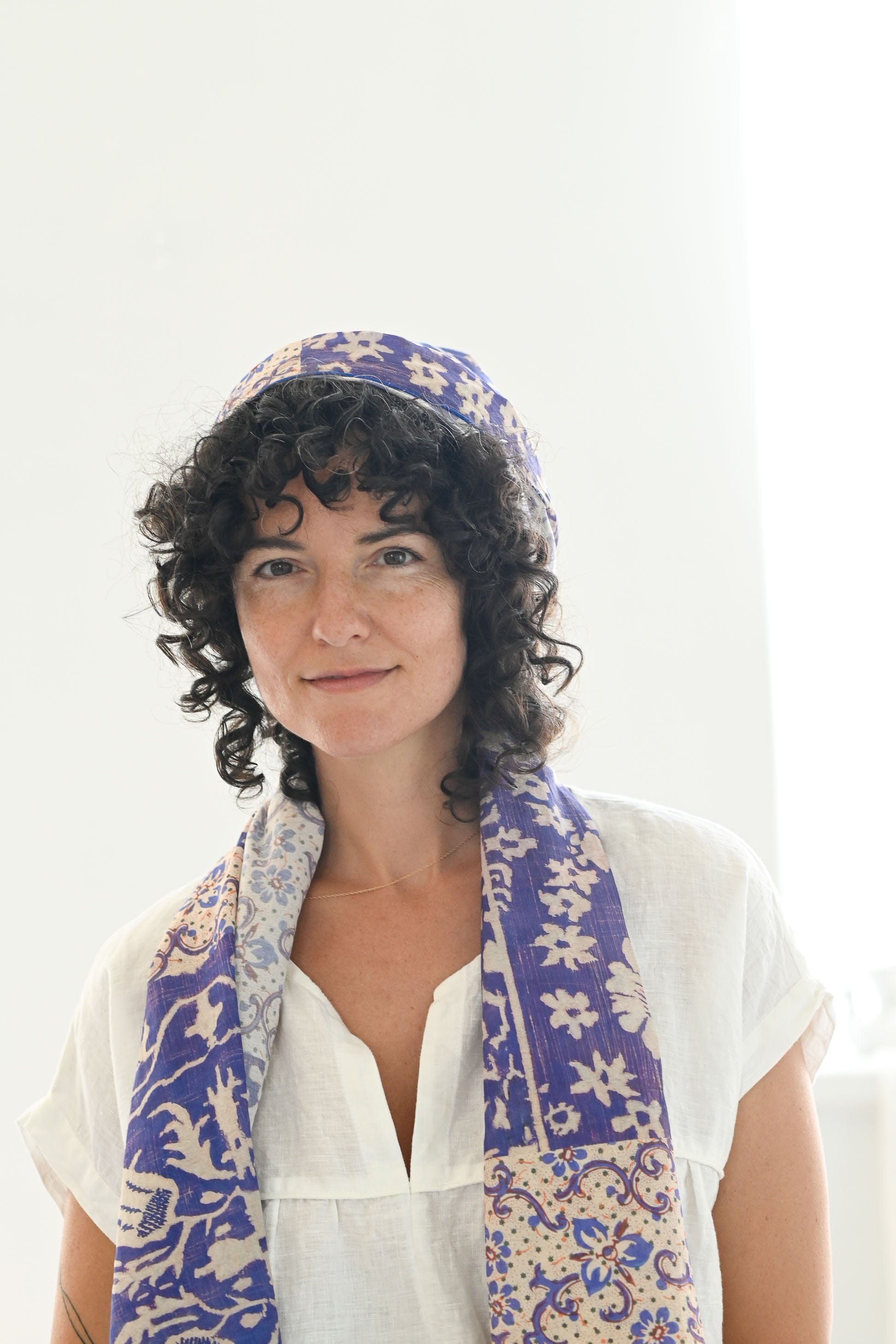 Scarf Ultramarine Pattern