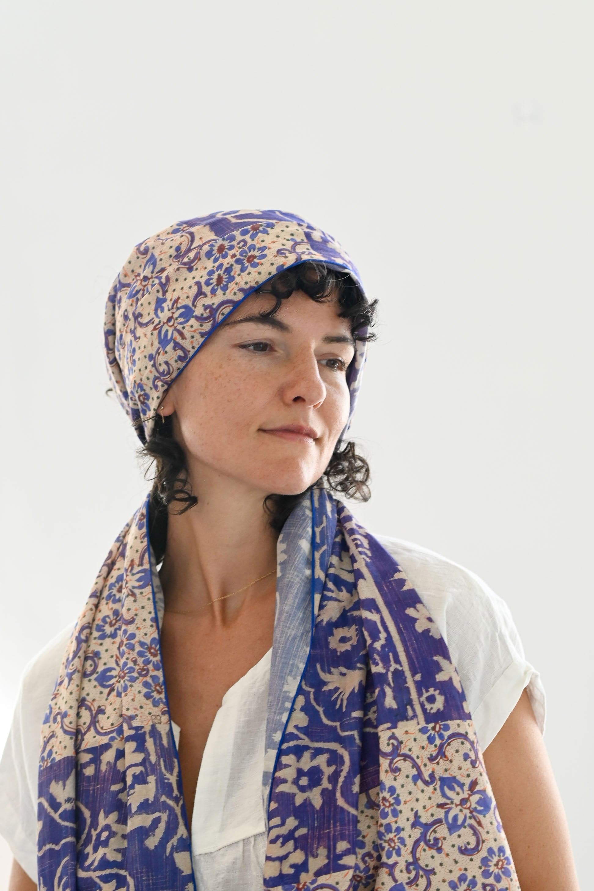 Scarf Ultramarine Pattern