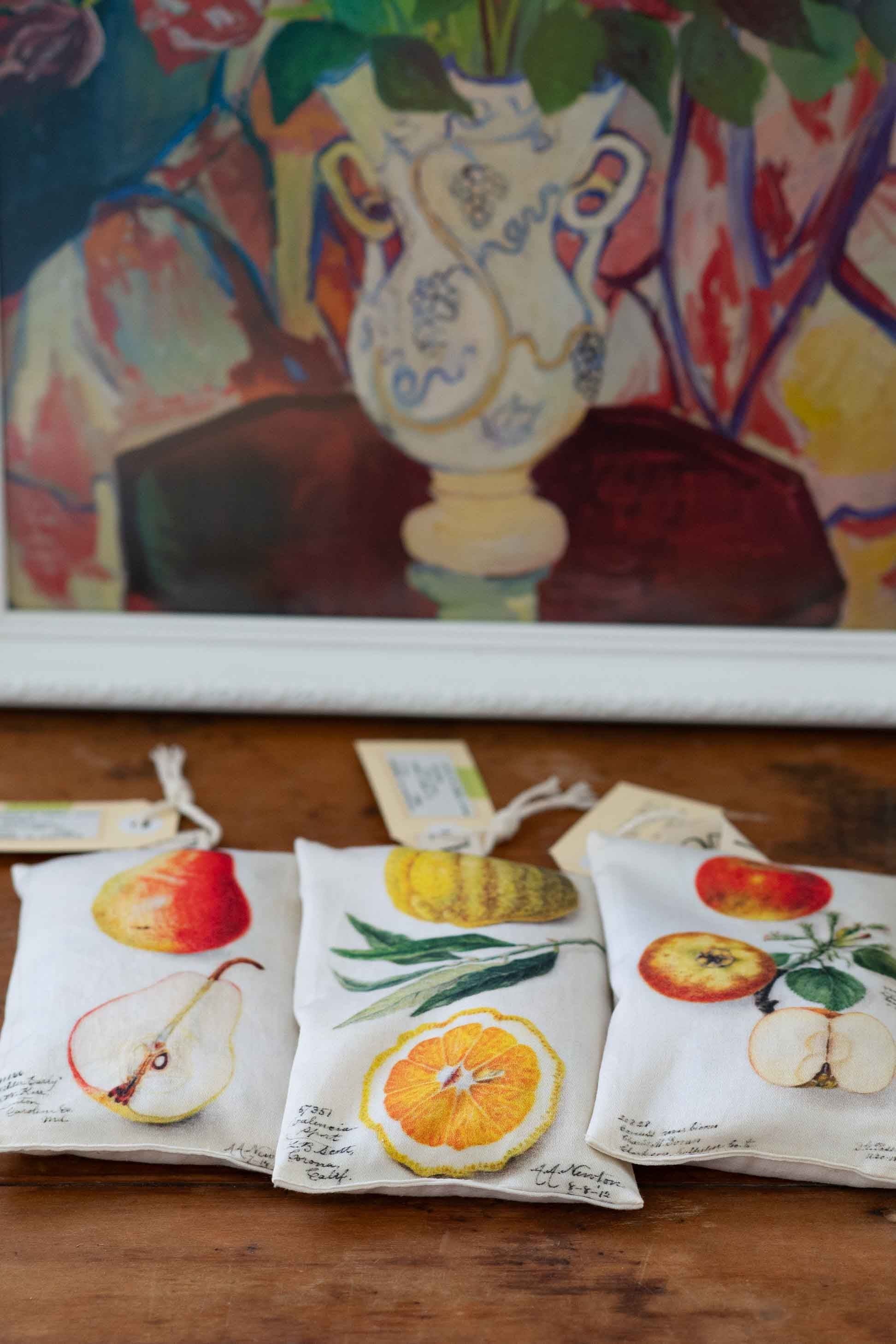 Scented sachets with fruit designs, DSC4845