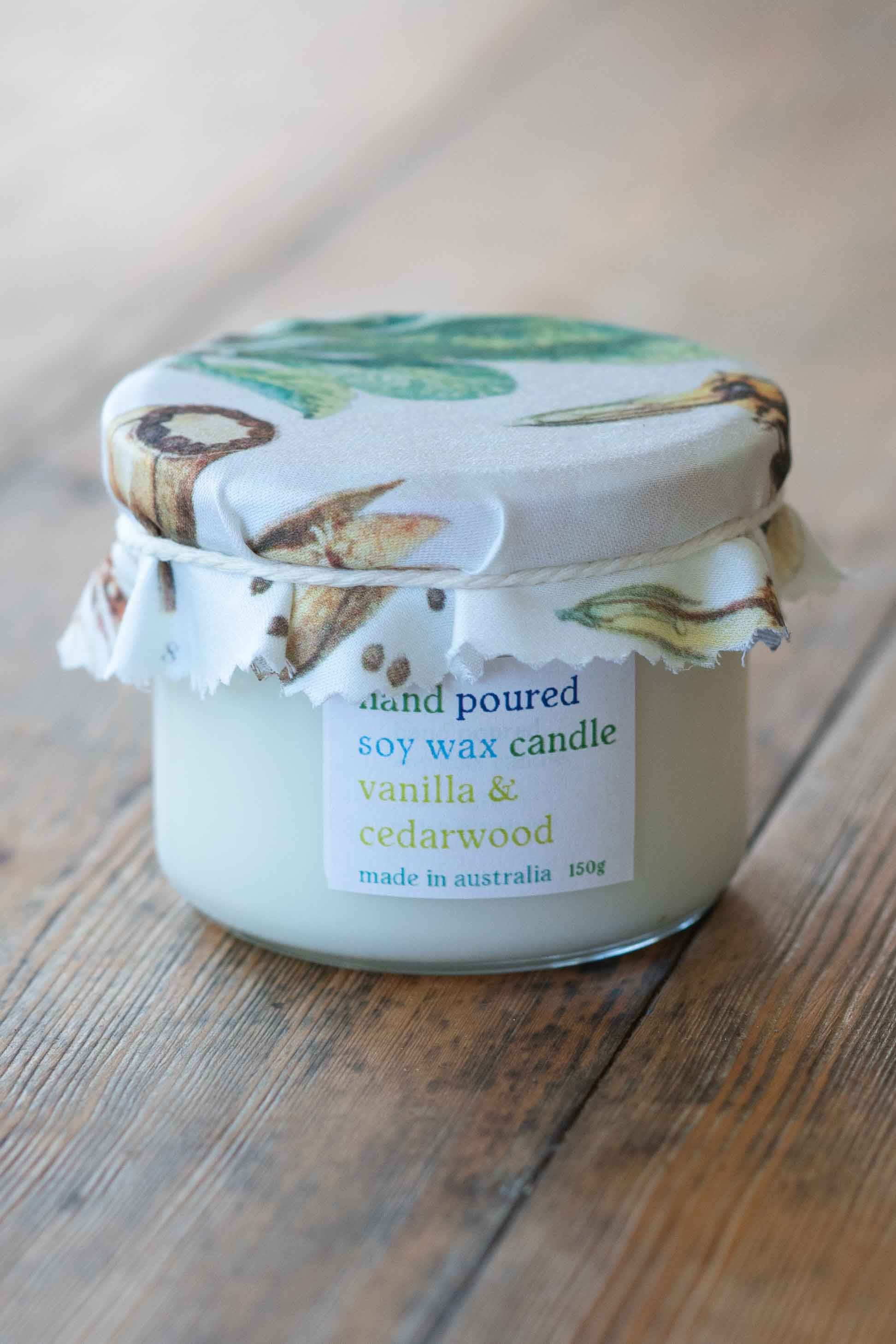 Sorry Candle - Vanilla & Cedarwood soy wax candle