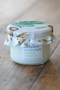 Sorry Candle - Vanilla & Cedarwood soy wax candle