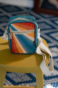 Sunray Bag with Rainbow Pattern