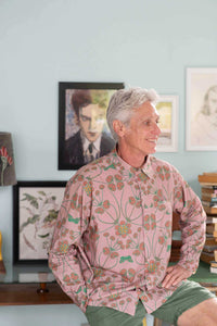 Ted Terra in floral shirt, portrait