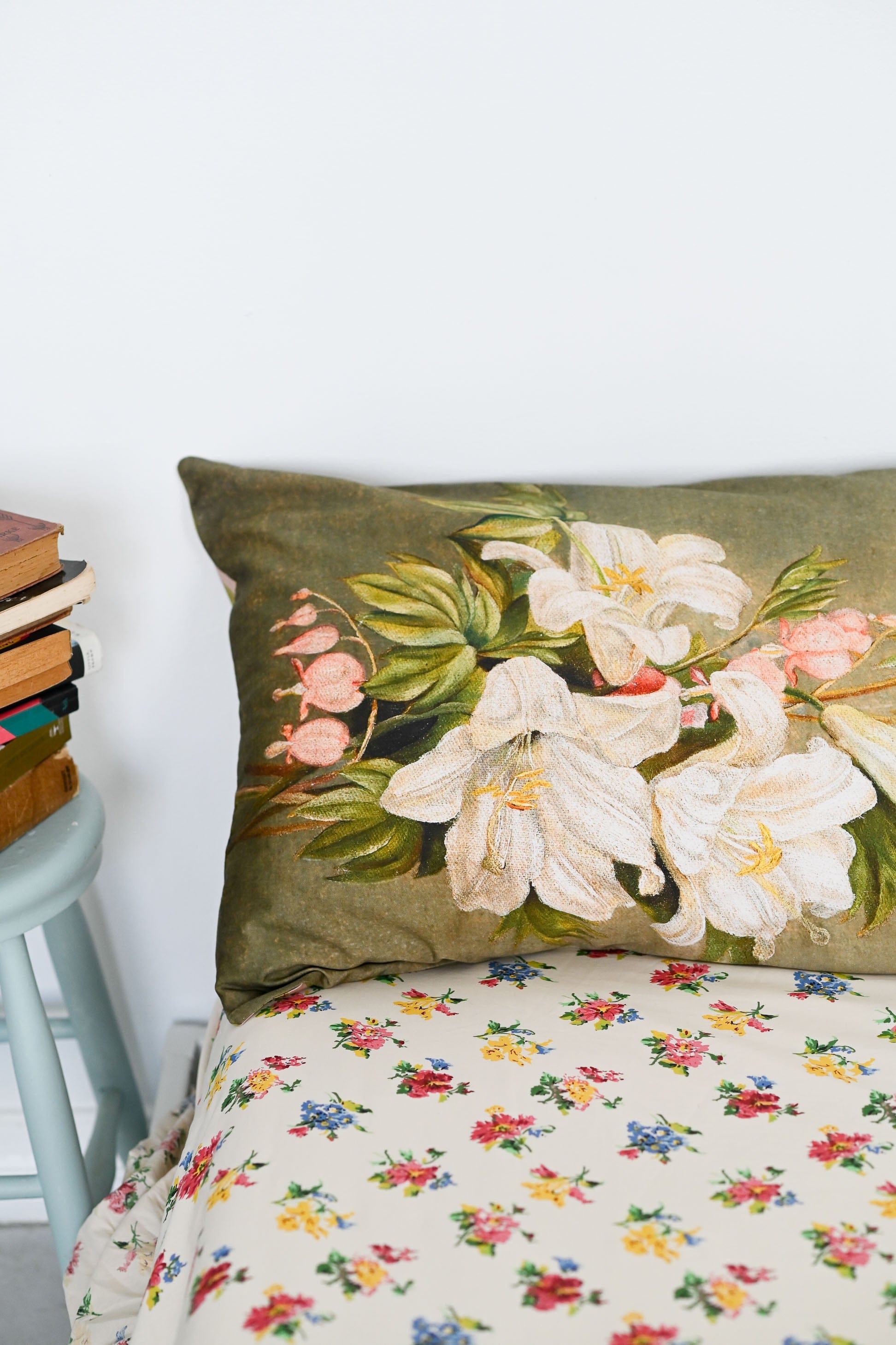 Tiger Lilies organic cotton pillowcase set