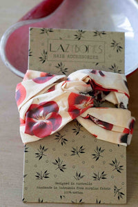 Geranium floral headband by Lazybones