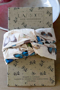 Butterfly turban hair accessory