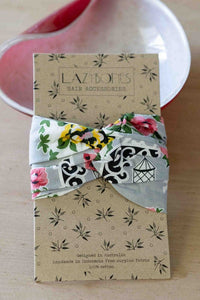 Turban_20vincentia floral hair accessory on card