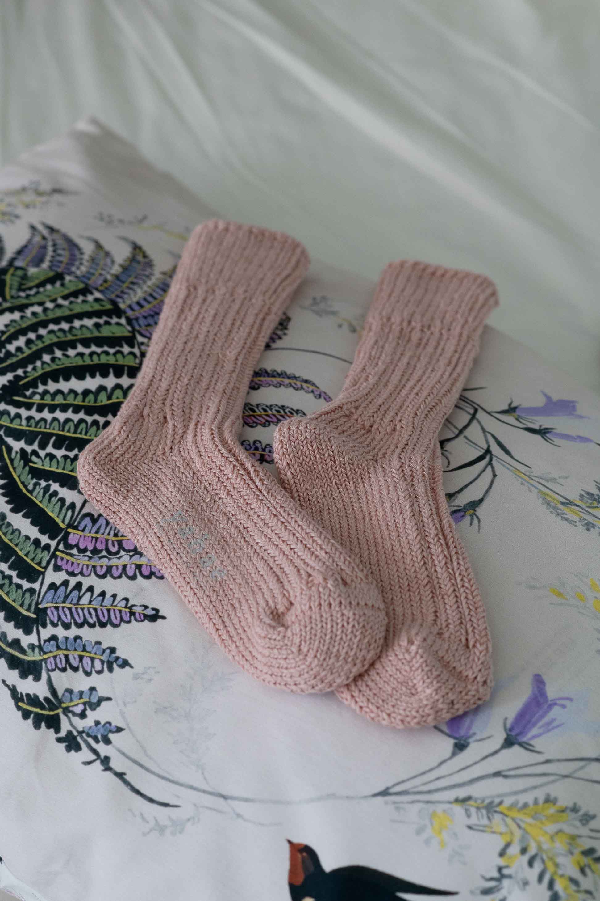 Kan Organic Cotton Socks Pink