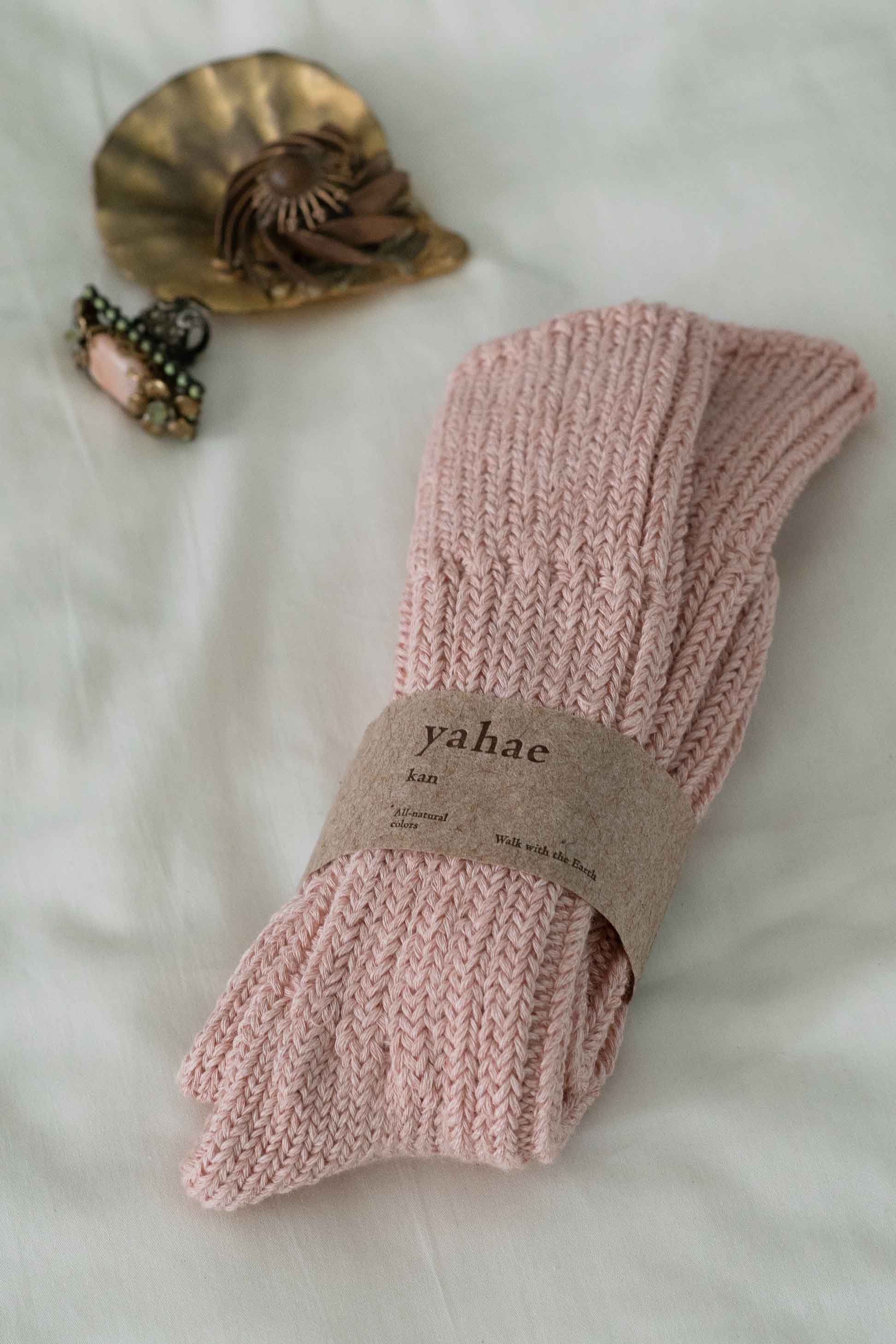 Kan Organic Cotton Socks Pink