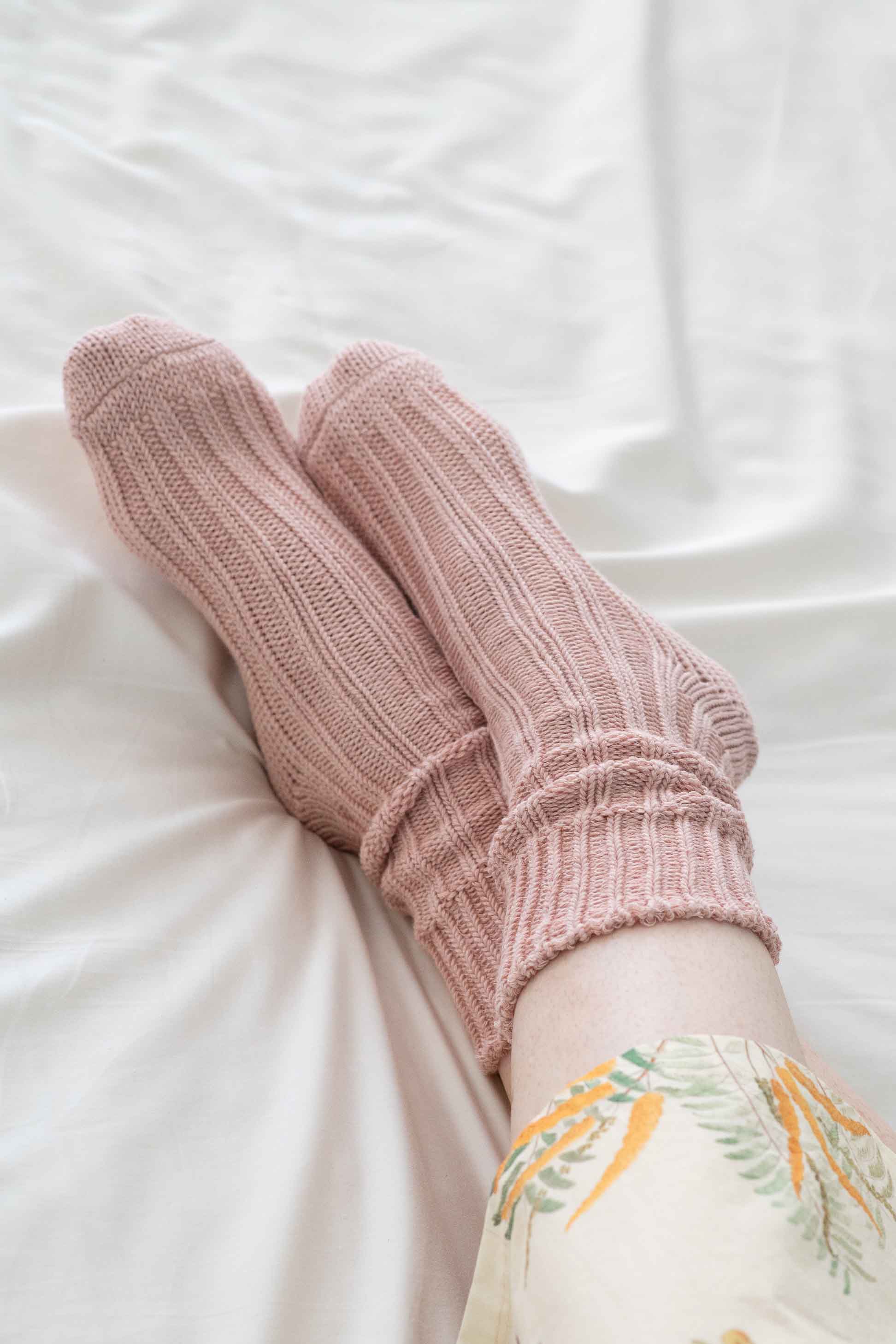 Kan Organic Cotton Socks Pink