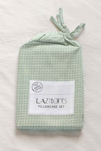Yellow Birds Pillowcase Set Bag