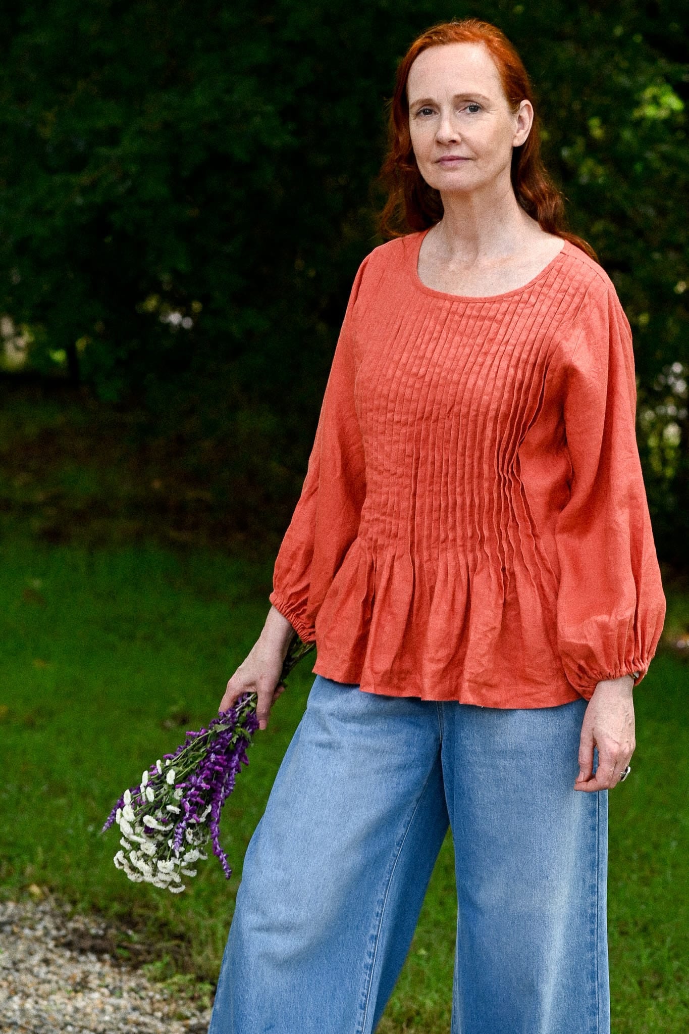 Amelia Top Burnt Orange