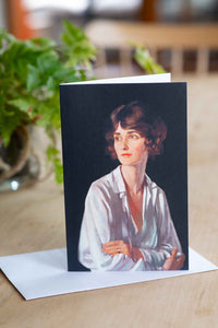 Lady Marriott greeting card with portrait