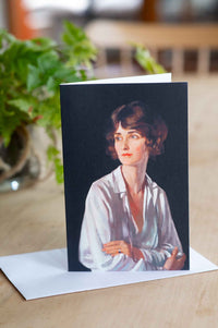 Lady Marriott greeting card with portrait