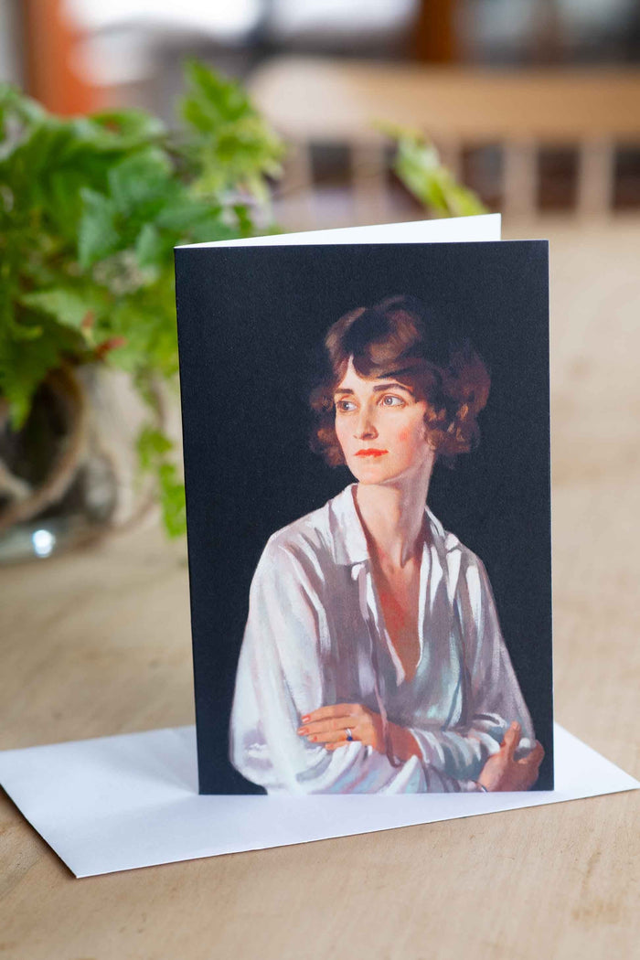 Lady Marriott greeting card with portrait