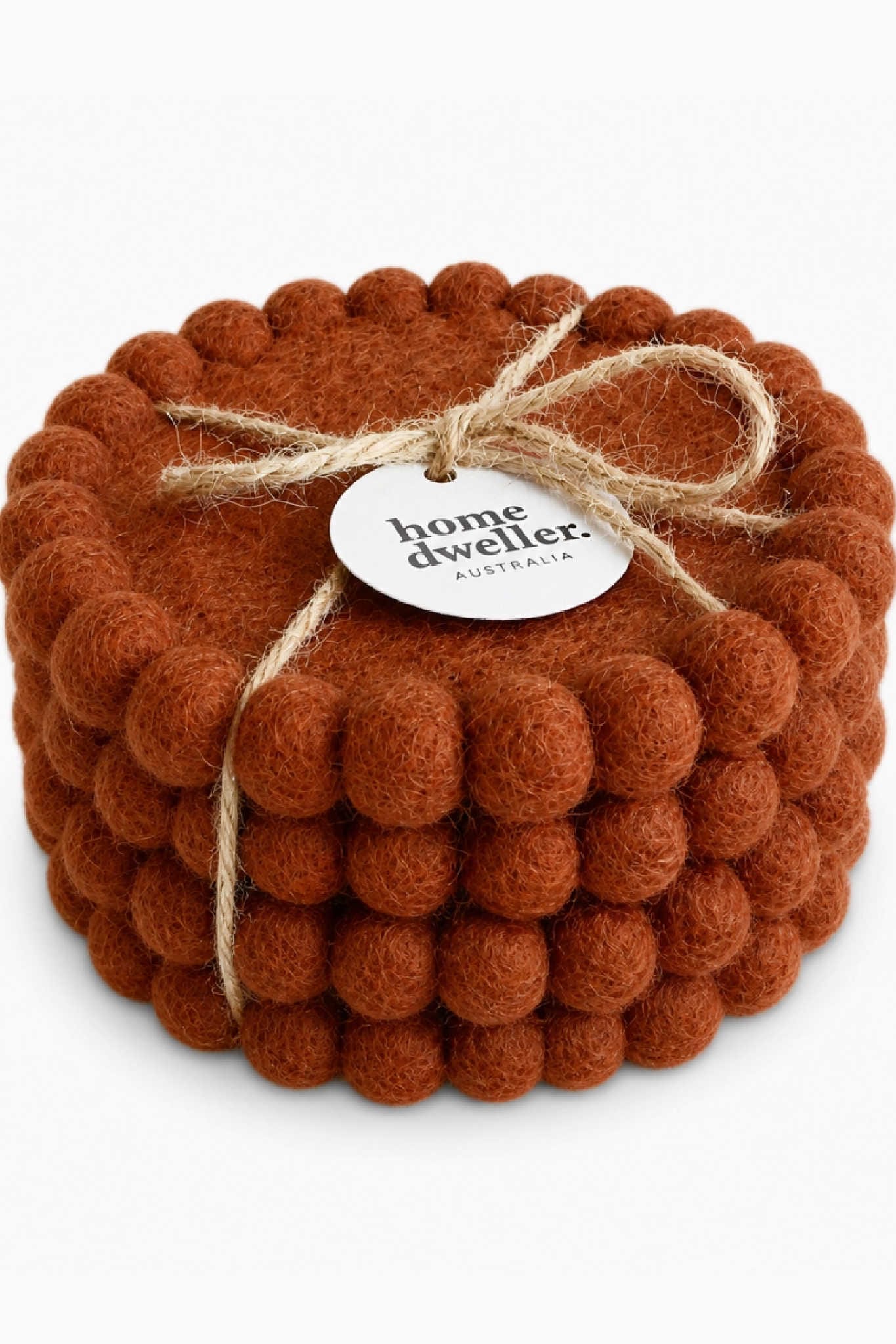 Felt Coaster Set Spiced Cocoa
