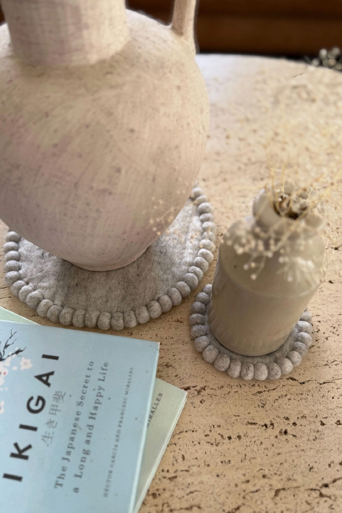 Felt Coaster Set Cloud