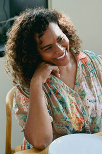 floral print georgia dress