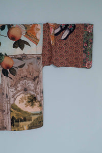 Kimono with fruit and floral design