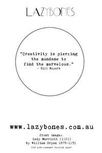 Lady Marriott quote by William Orpen