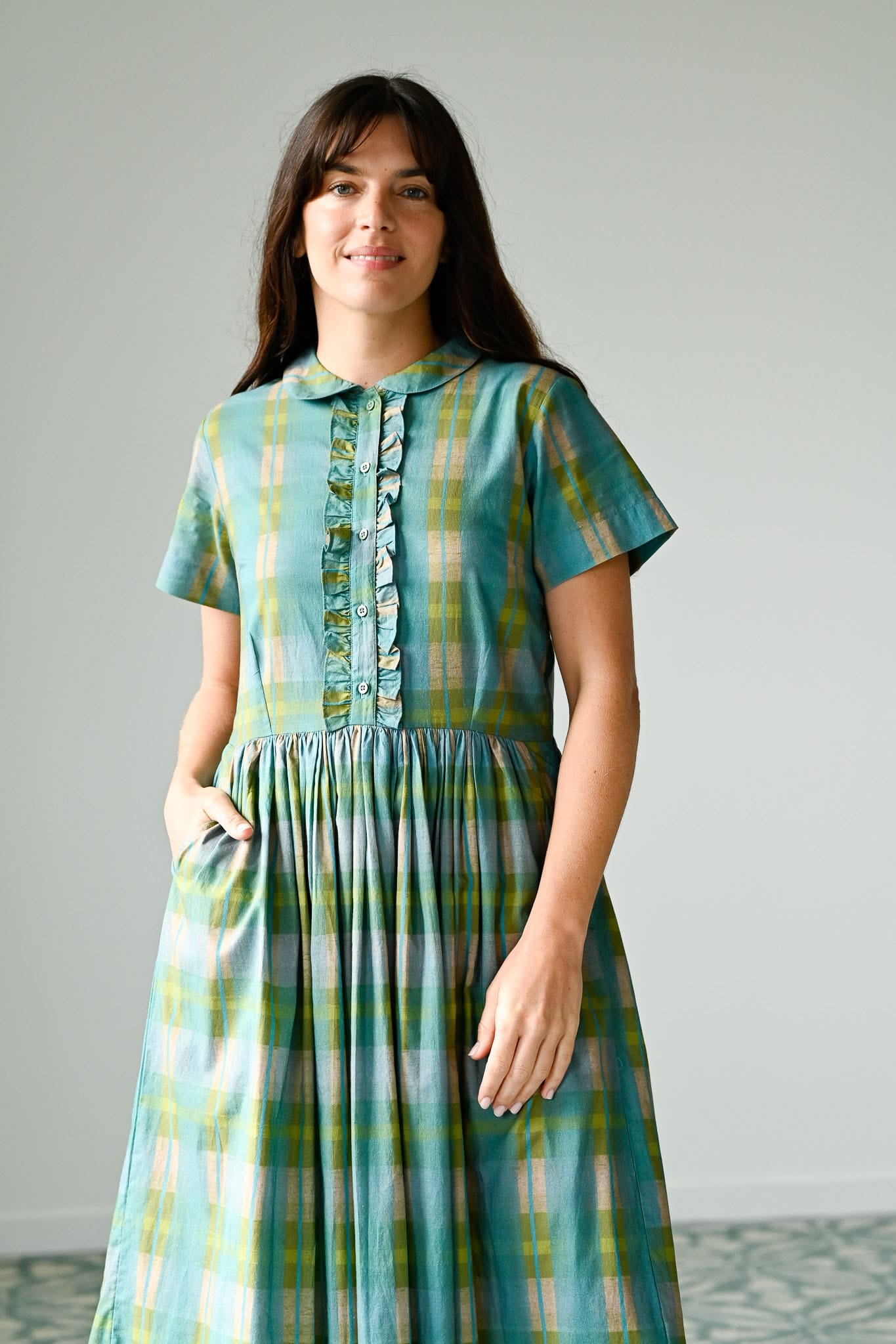 Mabel Dress Brushstroke